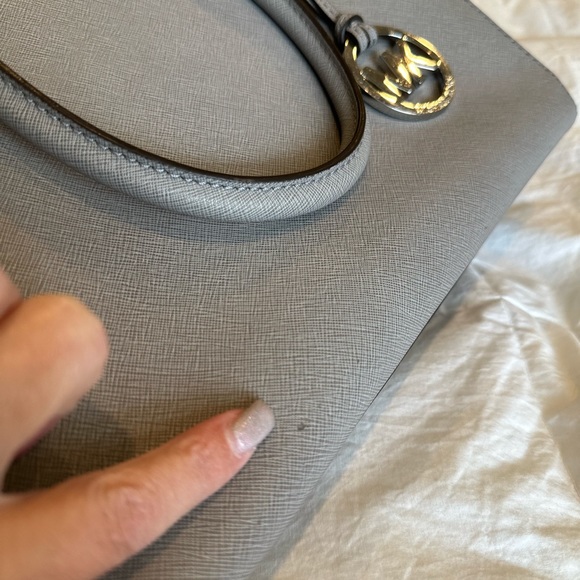 Michael Kors Saffiano Leather Satchel - Picture 8 of 9